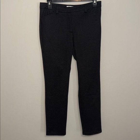 Calvin Klein Dark Gray Houndstooth Pants - size 12 - Picture 1 of 5